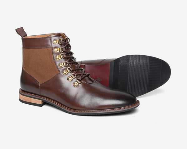 Brushwood Premium Leather Derby Boots