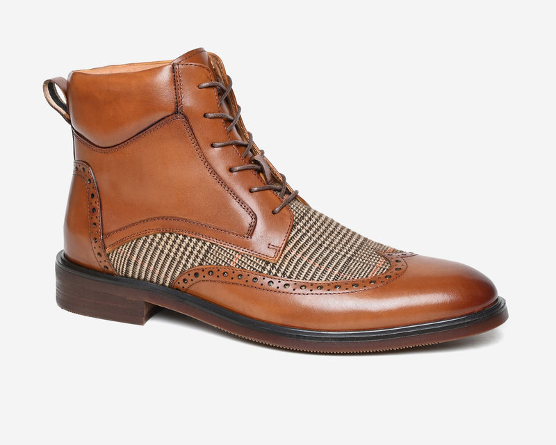 Crosswall Premium Leather Derby Boots
