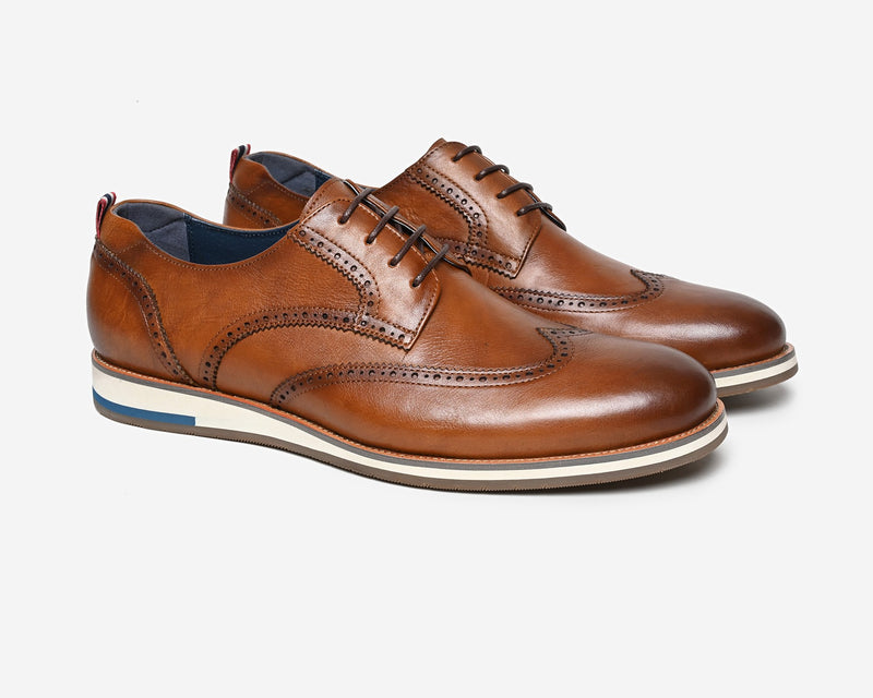 Hanson Premium Leather Brogue Sneaker