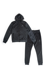 Alexandre Pace Platinum Urban Luxe Tracksuit – Ice Grey & Midnight Accents