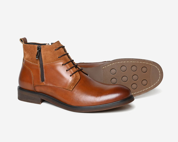 Penley Premium Leather Chukka Boots