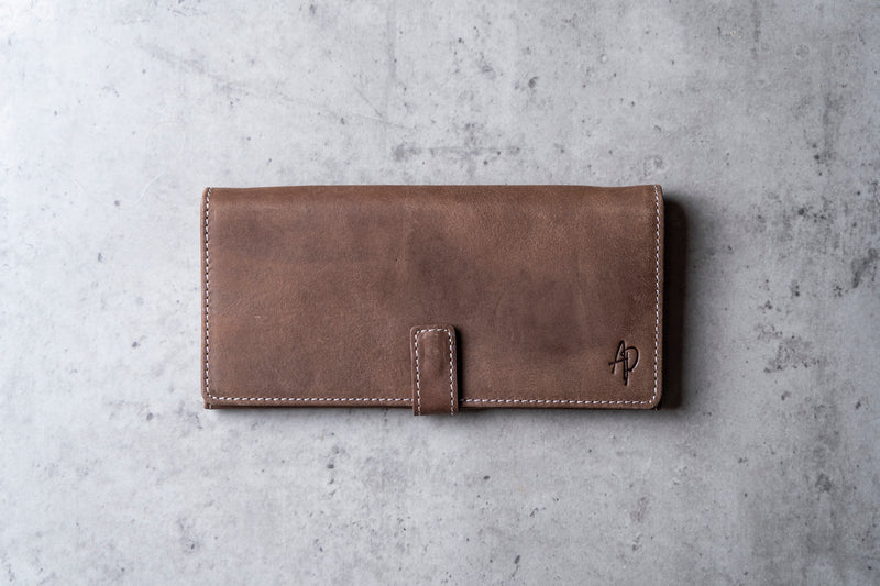 Alberta Long Leather Vintage Wallet