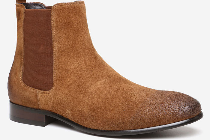 Nelson Suede & Leather Chelsea Boot